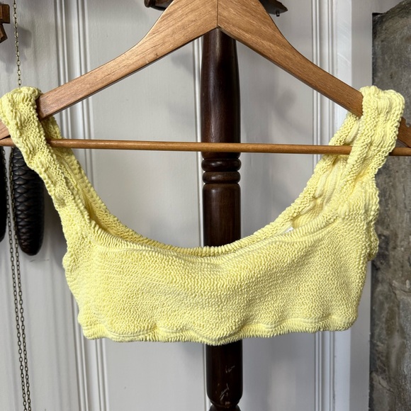 Elysiian Balboa Bikini Top in Butter Yellow One Size - Picture 2 of 4